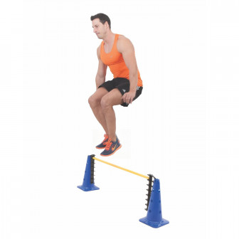 Set de obstaculos jump (2 conos, soportes y pica)