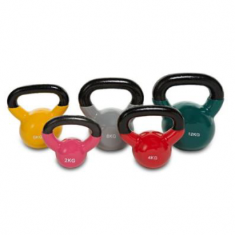 kettlebell vinilo con mango...