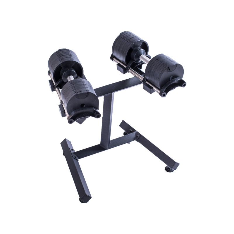 Mancuernas Ajustables 2 x 20kg + Rack | PROmachine